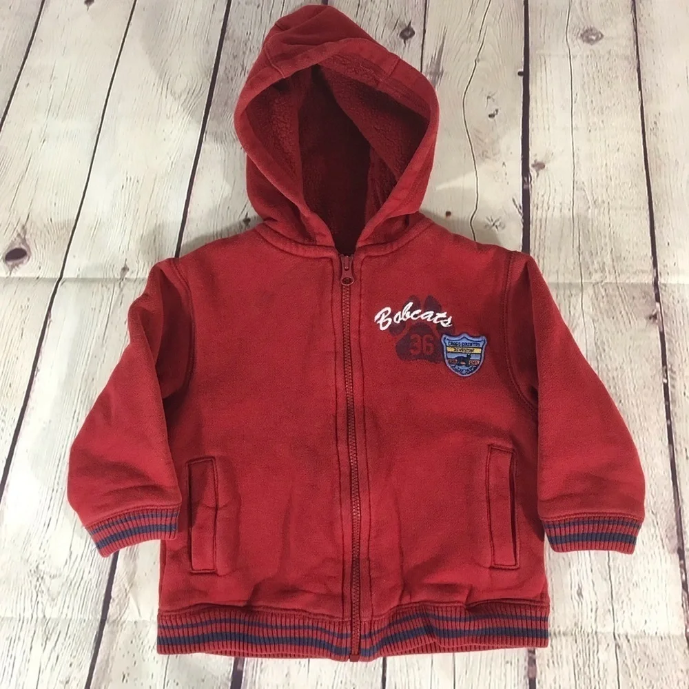 Carter’s Red and Blue Full Zip Hoodie